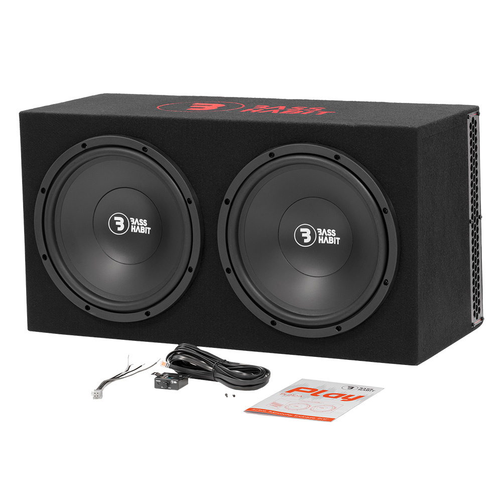 Bass Habit Play PL212A, przystępna cenowo aktywna skrzynia basowa 2x12-calowa