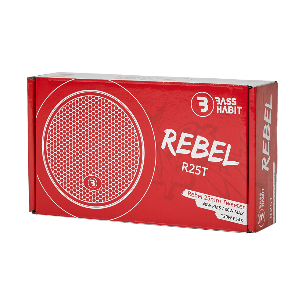 Bass Habit Rebel R25T, przystępny cenowo 1-calowy tweeter