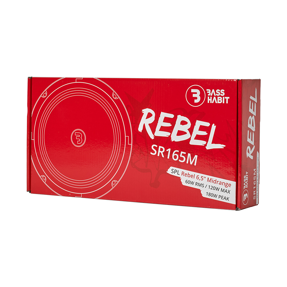 Bass Habit Rebel SR165M, 6,5-calowe midbasy