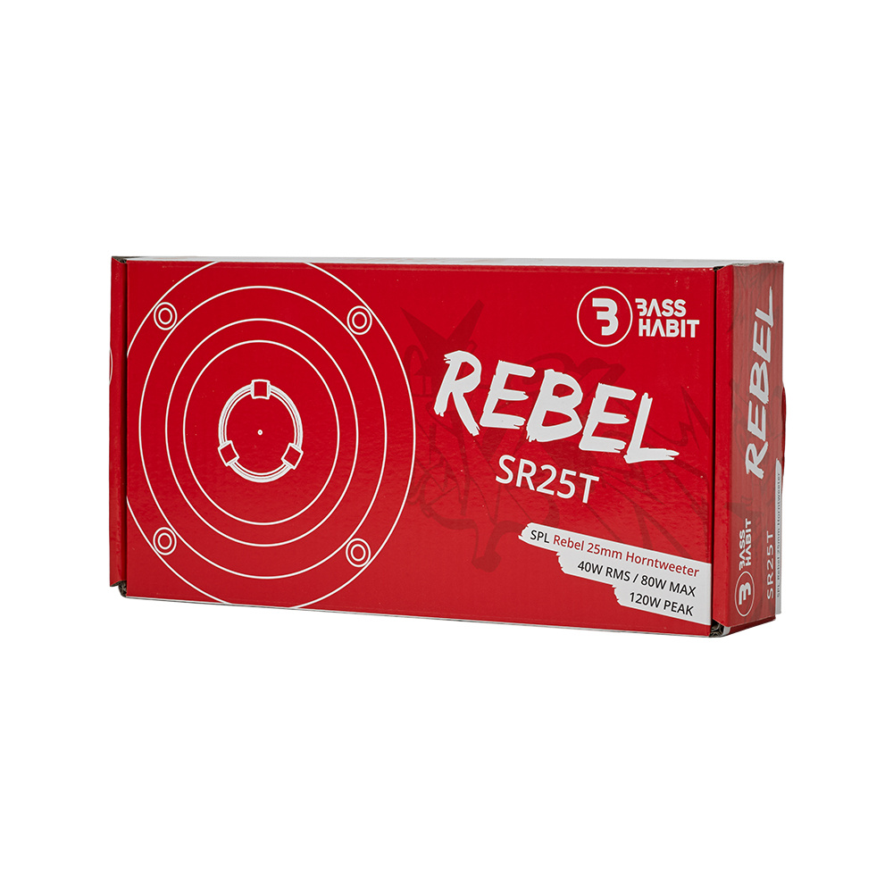 Bass Habit Rebel SR25T SPL-tweeter, para