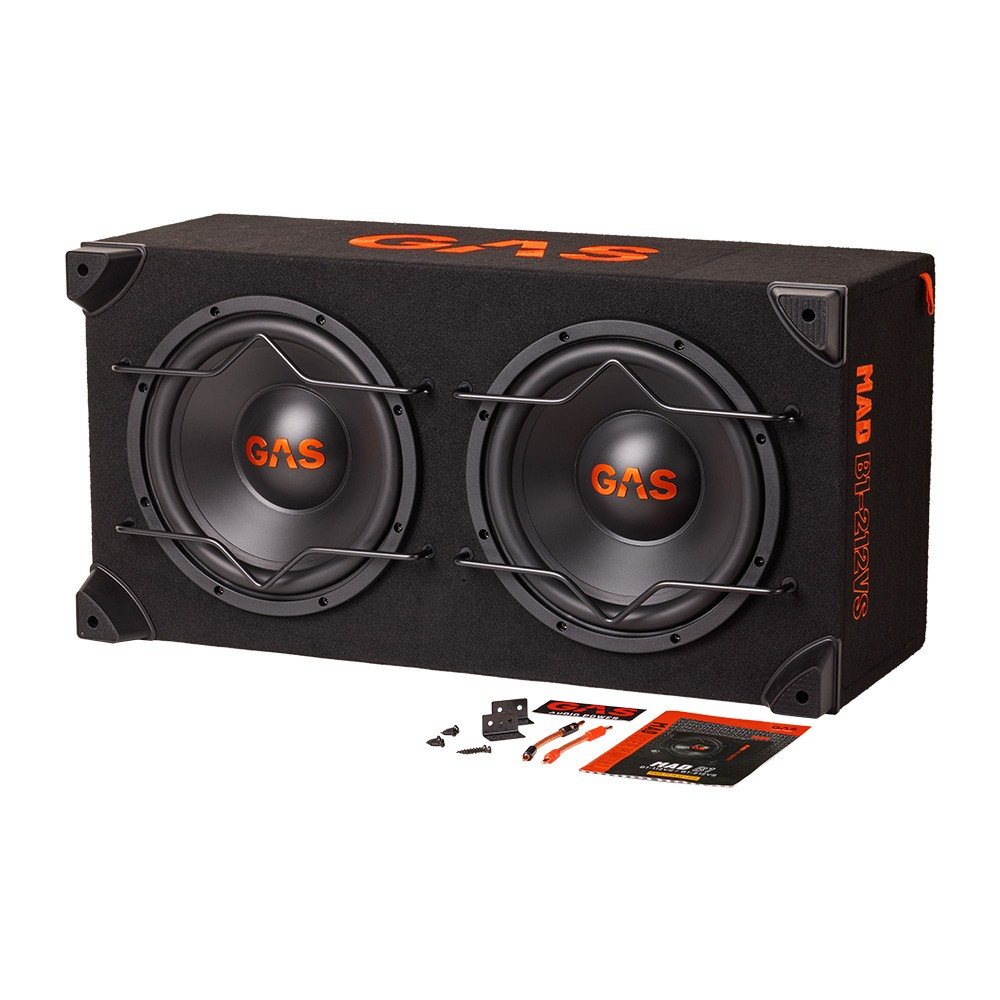 GAS MAD B1-212VS, 2x12-calowa obudowa basowa wentylowana lub zamknięta