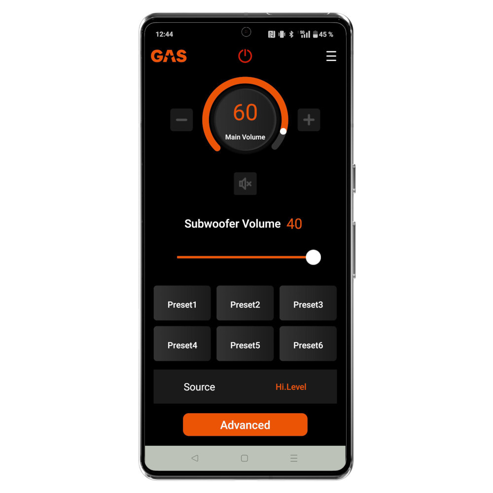 GAS MAD D-48BT, 8-kanałowy DSP z Bluetooth