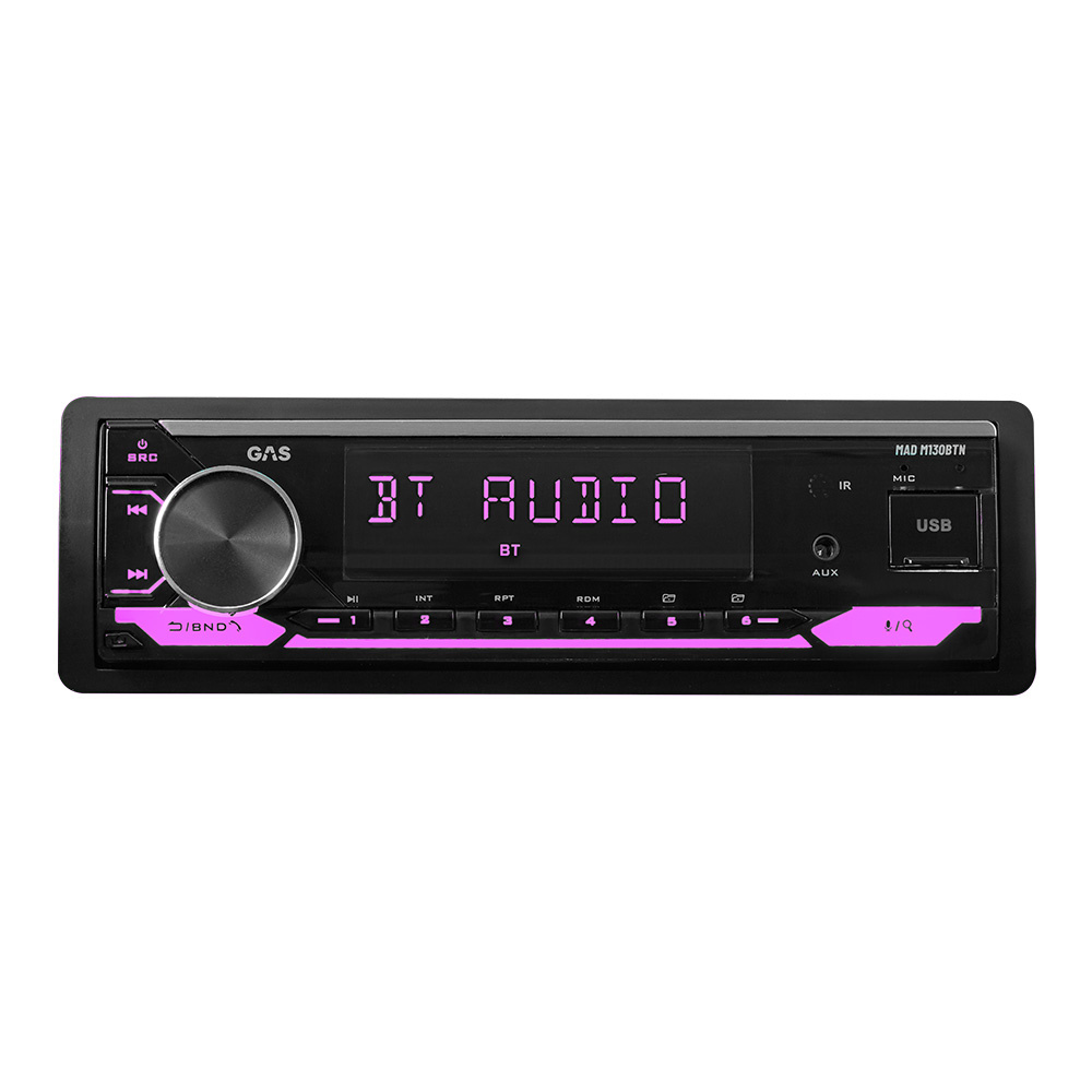 GAS MAD M130-BTN radio samochodowe z Bluetooth, DSP i 3 parami wyjść niskopoziomowych