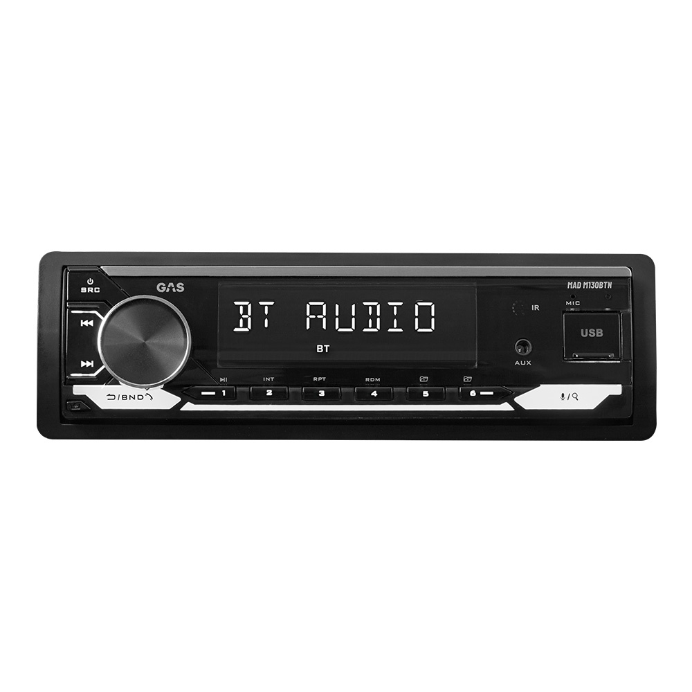 GAS MAD M130-BTN radio samochodowe z Bluetooth, DSP i 3 parami wyjść niskopoziomowych
