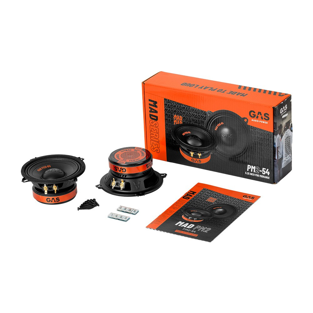 GAS MAD PM2-54, świetny 5.25-calowy midbass
