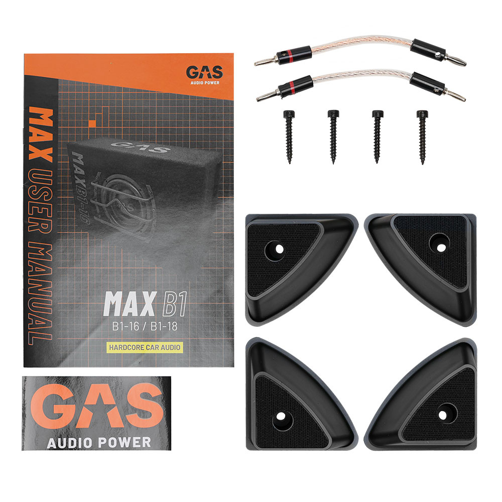 GAS MAX B1-18, świetna skrzynia basowa 1x8 cali