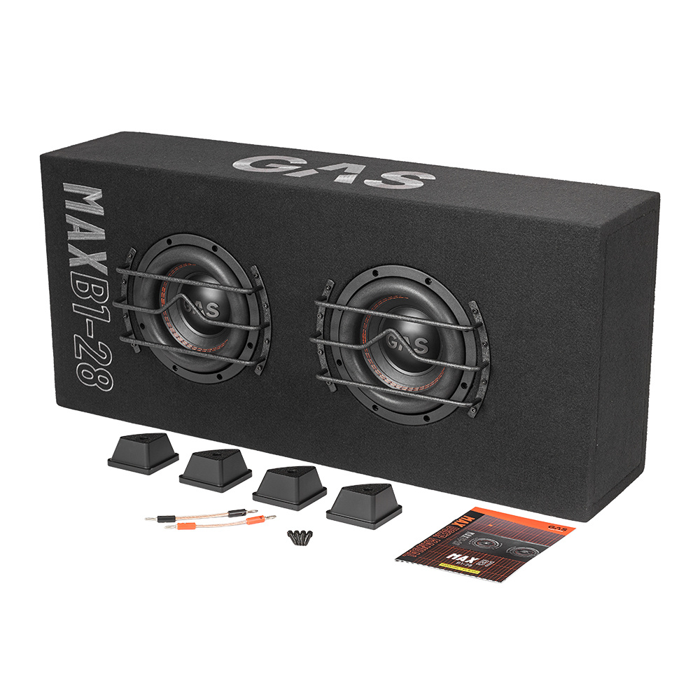 GAS MAX B1-28, naprawdę ciężka obudowa basowa 2x8 cali