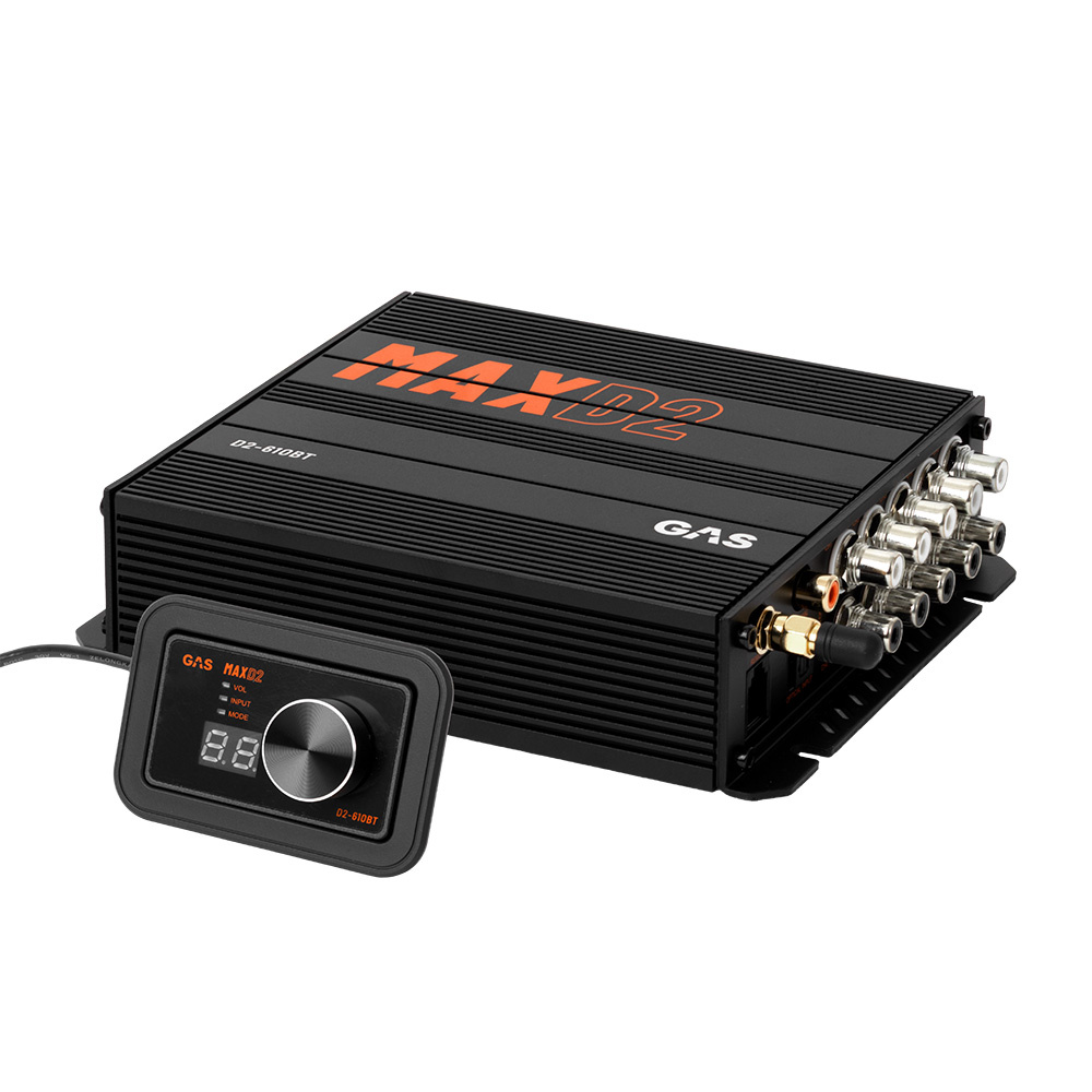 GAS MAX D2-610BT, 10-kanałowy DSP z Bluetooth