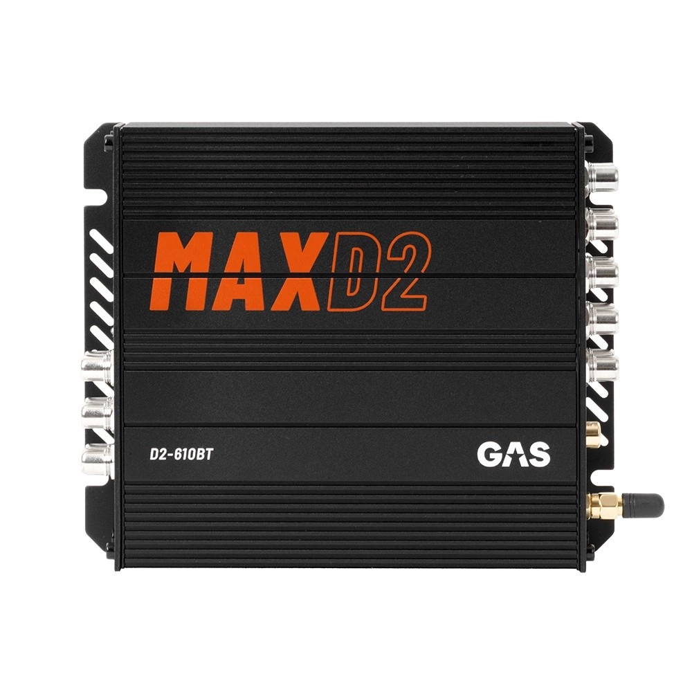 GAS MAX D2-610BT, 10-kanałowy DSP z Bluetooth
