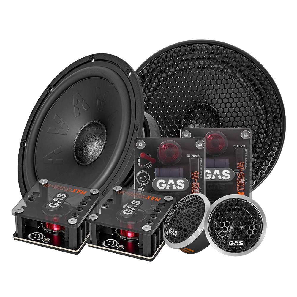 GAS MAX K2-64, dobrze brzmiący 6,5-calowy system odseparowany