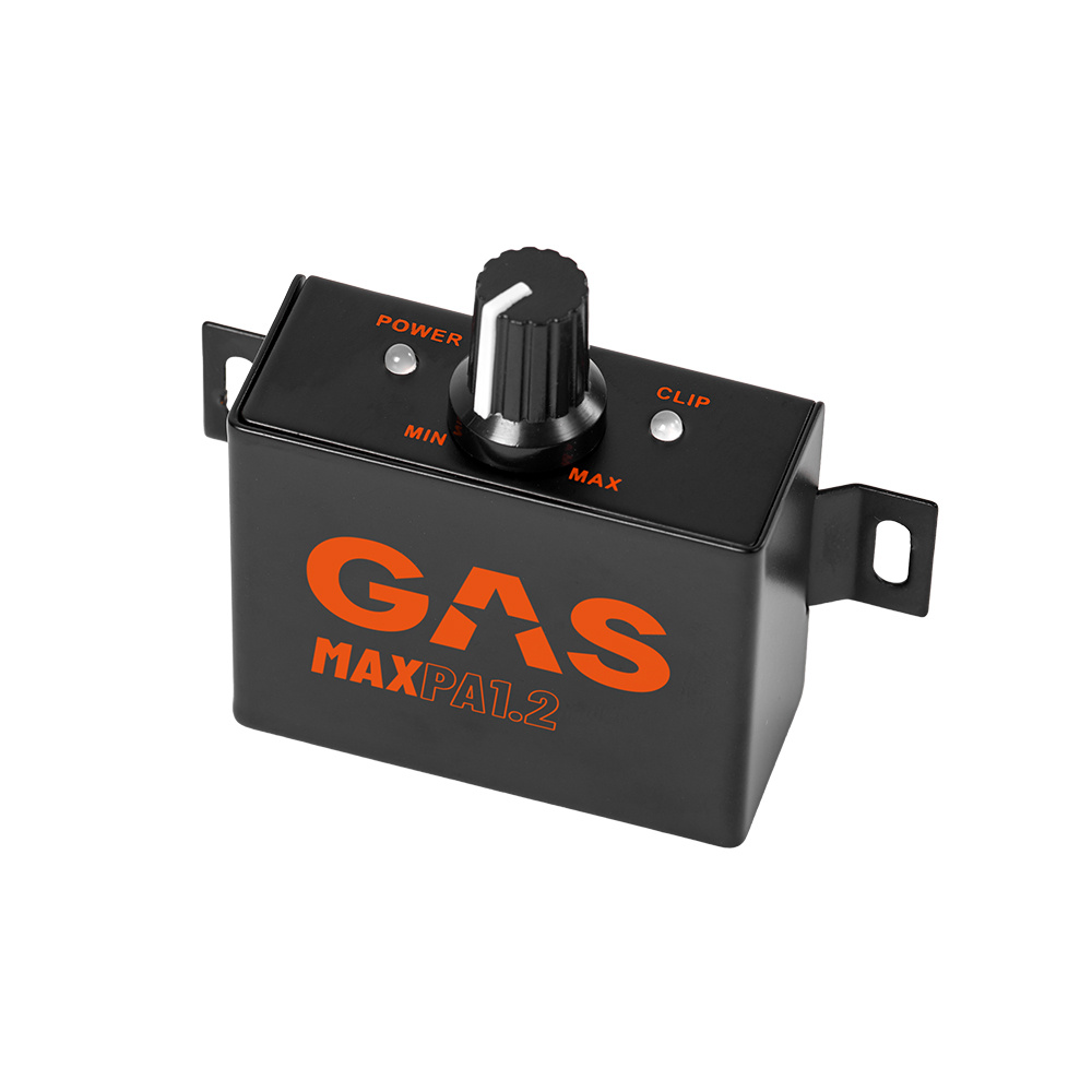 GAS MAX PA1-1500.2DZ1, kompaktowy dwukanałowy wzmacniacz pełnopasmowy