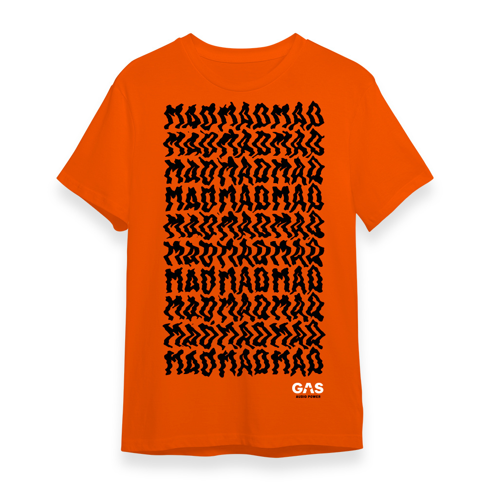 Pomarańczowy T-shirt GAS MAD, duży