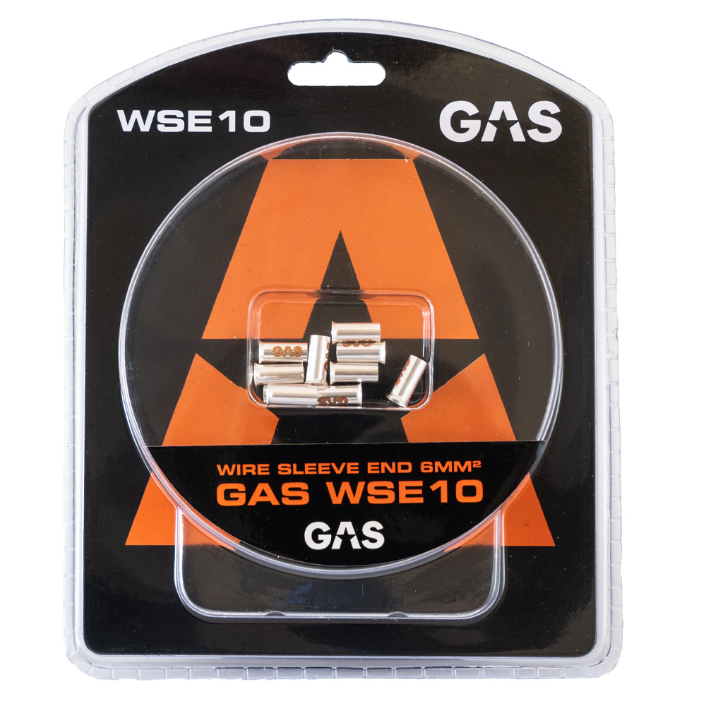 GAS 10-pack tulejek końcowych/kablowych, kabel 6mm²