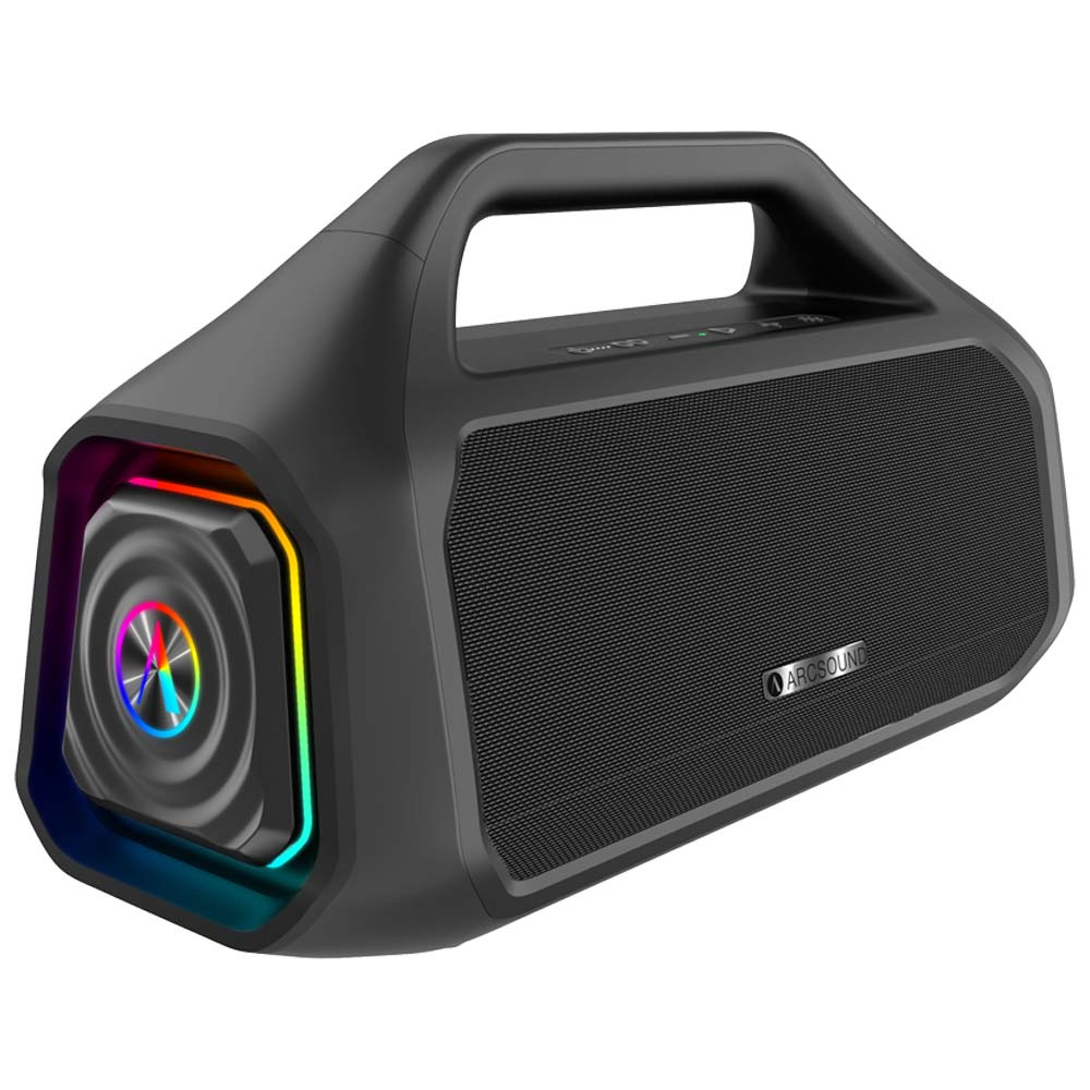 Arcsound STEAM mocny przenośny głośnik imprezowy z Bluetooth, czarny