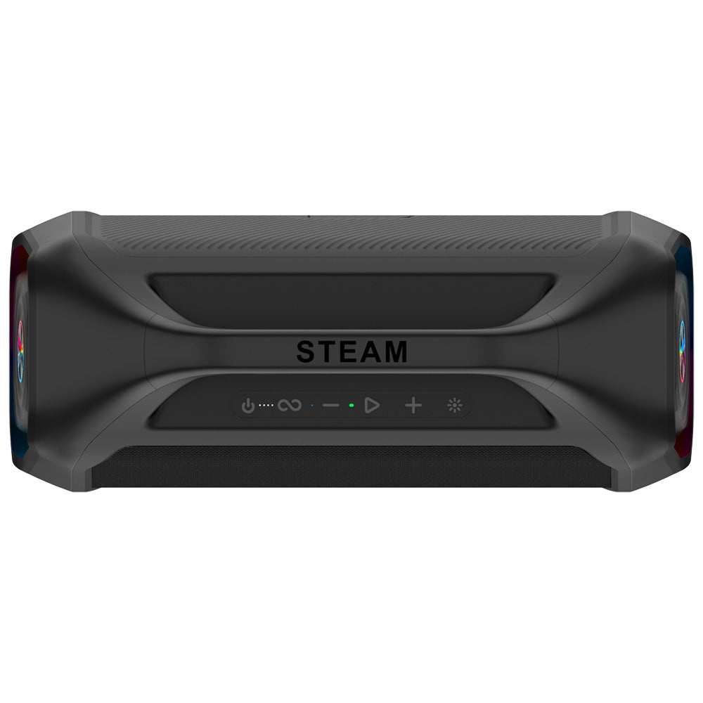 Arcsound STEAM mocny przenośny głośnik imprezowy z Bluetooth, czarny
