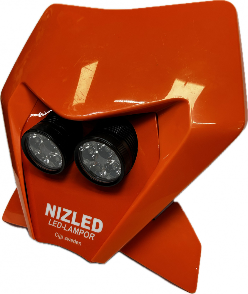 Osłona lampy z 1-2 cięższymi lampami R40DRL, KTM 2017-2023, 2024-