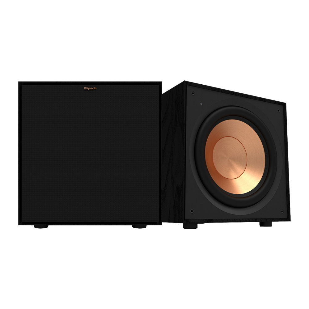 2-pak aktywnych subwooferów Klipsch R-101SW, czarny