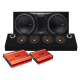 Zestaw basowy Rockford Fosgate P1-2x12 i raggarplanka z wzmacniaczem Zestaw basowy Rockford Fosgate P1-2x12 i raggarplanka z wzmacniaczem