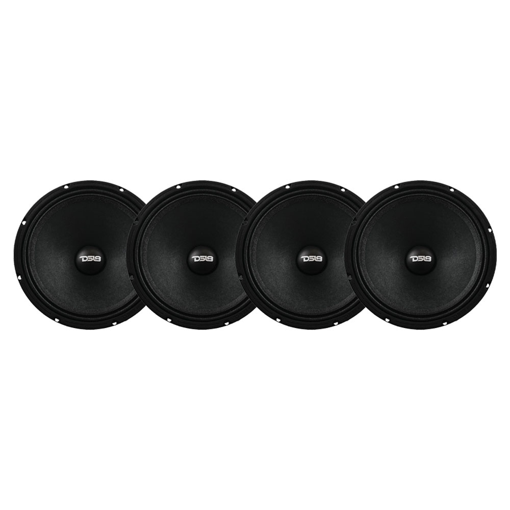 4-pak DS18 8PRO400MR-4, 8-calowy bas/średni bas