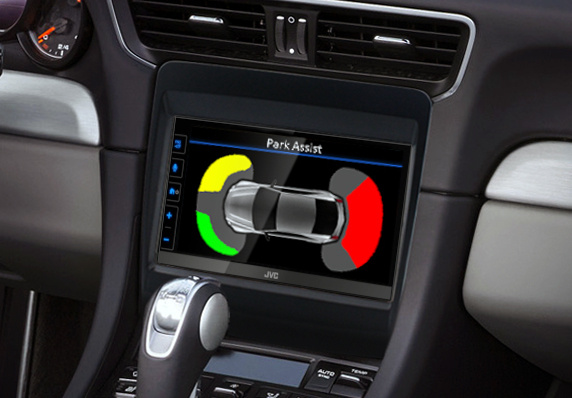 Pakiet stereo JVC do Porsche 911 2011-2016 z systemem Bose/Burmester