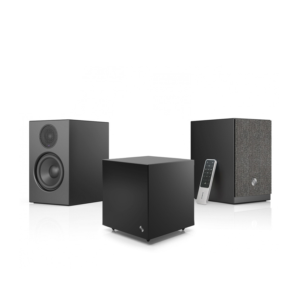Aktywny pakiet głośnikowy 2.1 Audio Pro A28 i SW-5, czarny