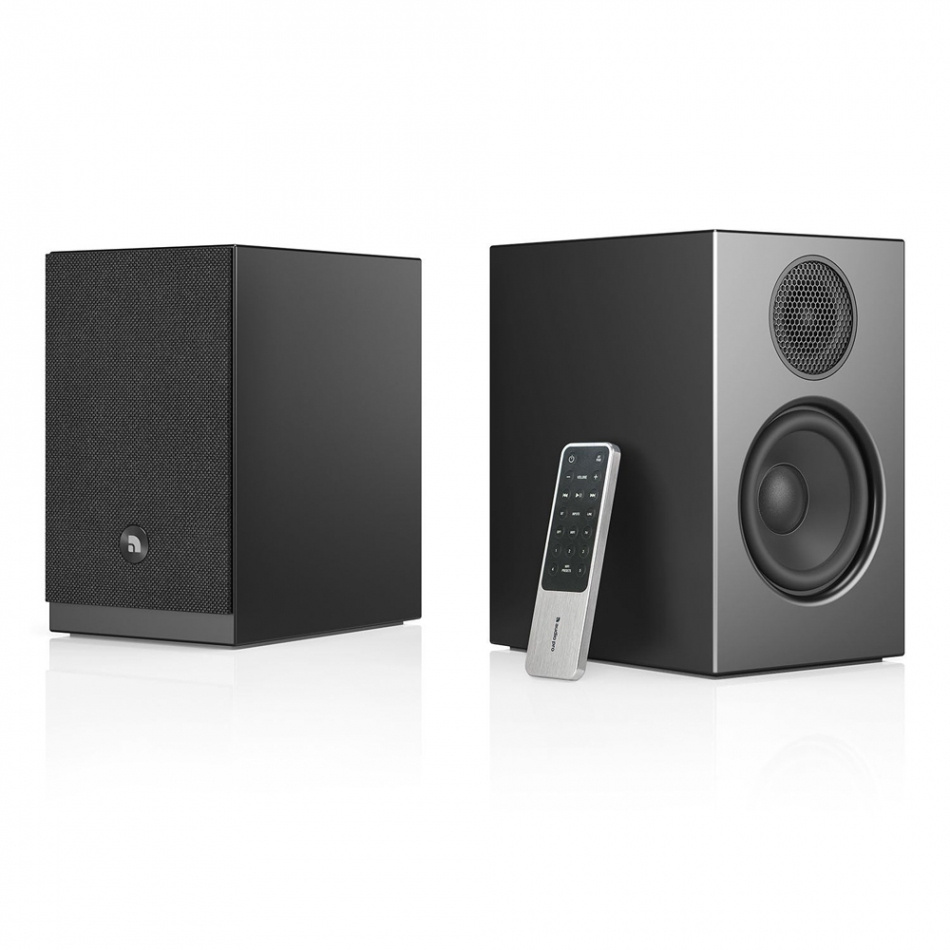 Audio Pro A28 W w czarnym kolorze z SW-5, aktywny zestaw głośnikowy 2.1