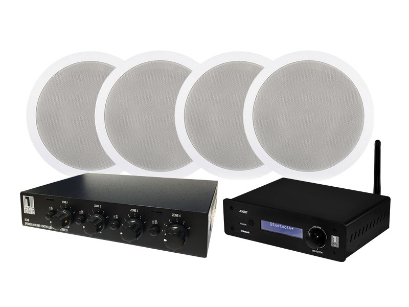 System One A50BT z 2 parami IC620 + przełącznikiem głośników SC4B