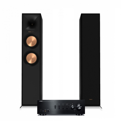 Yamaha A-S501 MK II i Klipsch R-600F 2.0 pakiet stereo, czarny