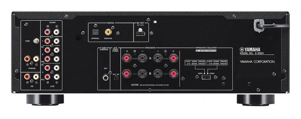 Yamaha A-S501 MK II i Klipsch R-600F 2.0 pakiet stereo, czarny