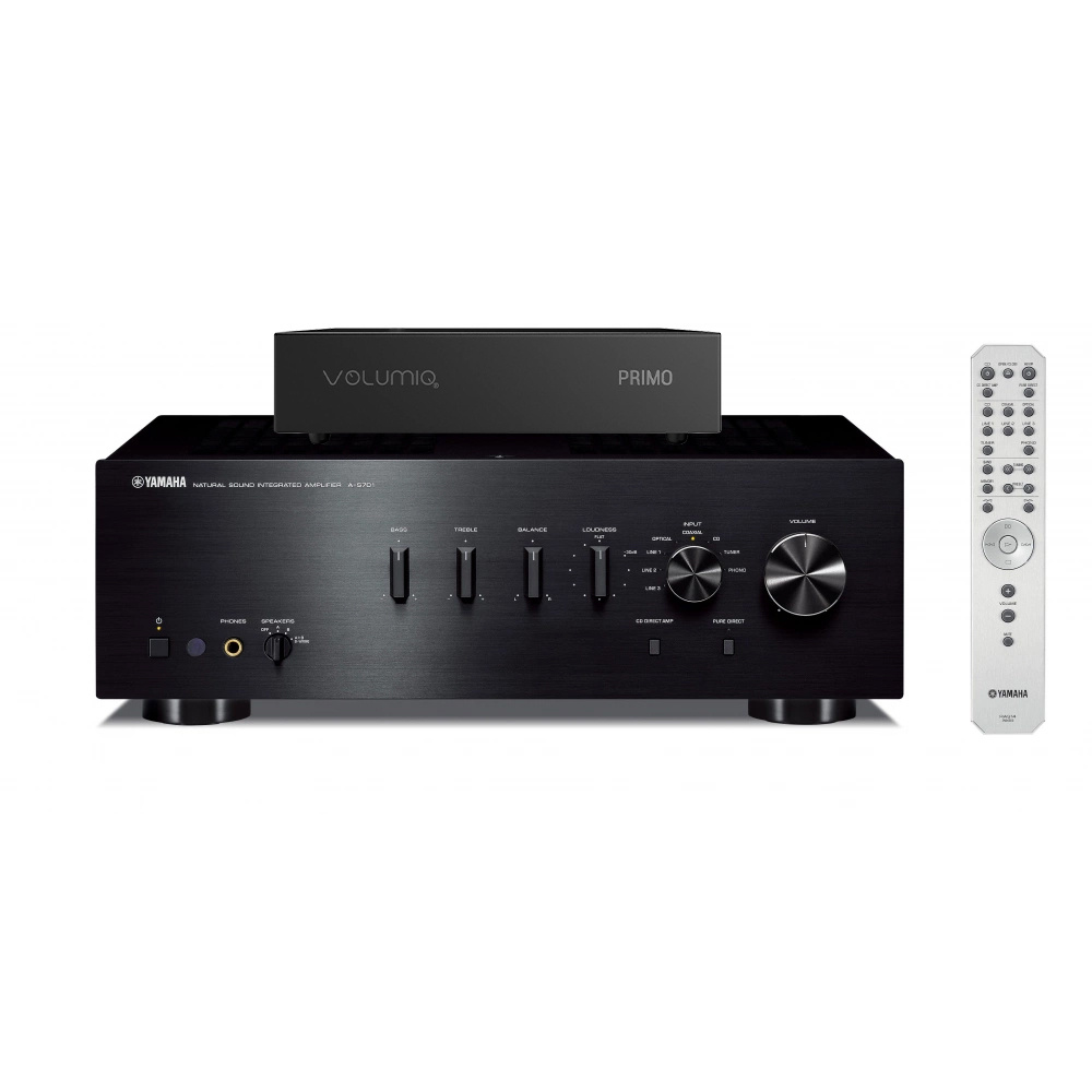 Yamaha A-S701 MK II i Volumio Primo Hi-Fi Edition, zestaw stereo
