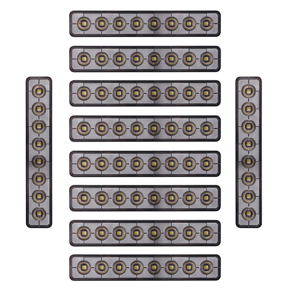 10-pak NIZLED B48RF, kątowe 24.2 cm tylne-/robocze światło, 48W, pakiet świateł roboczych