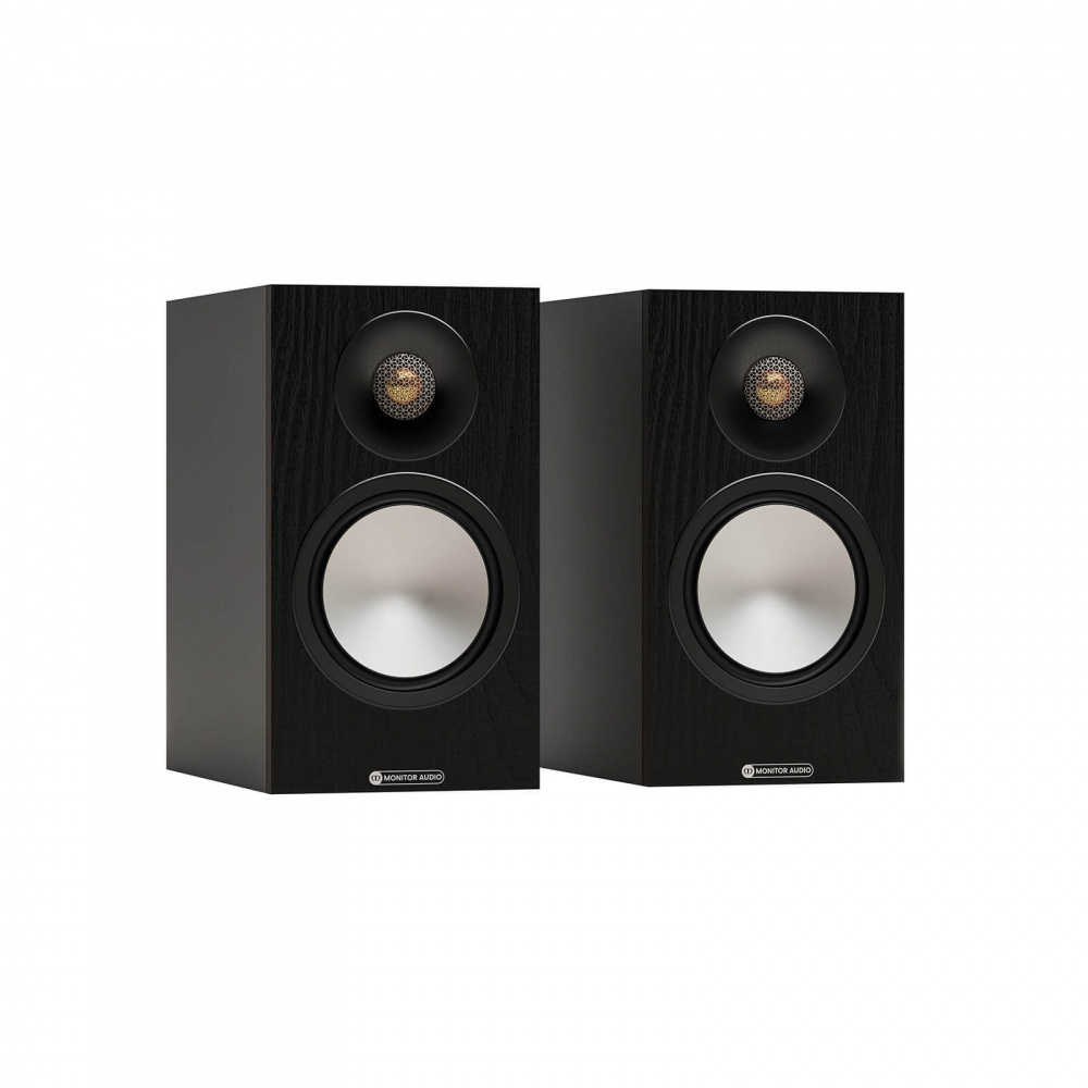 Dayton Audio HTA100 z Monitor Audio Bronze 50 7G w czarnym kolorze, pakiet stereo