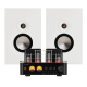 Dayton Audio HTA100 z Monitor Audio Bronze On-Wall 7G w kolorze białym, pakiet stereo Dayton Audio HTA100 z Monitor Audio Bronze On-Wall 7G w kolorze białym, pakiet stereo