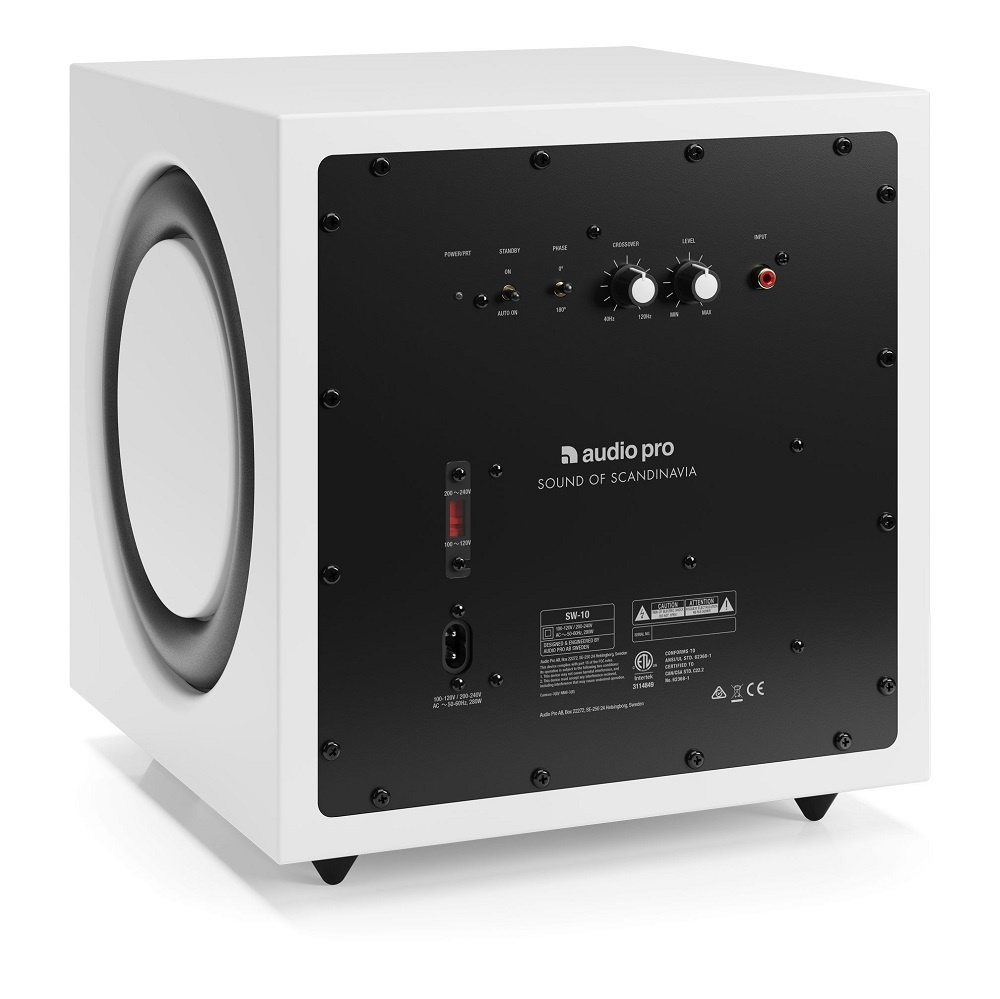 Audio Pro C20 W z SW10, aktywny zestaw głośnikowy w białym kolorze