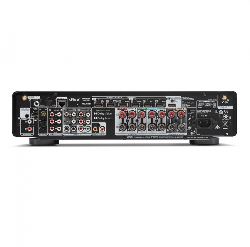 Marantz Cinema 70S i Klipsch Reference R-50M 5.1 pakiet kina domowego, czarny