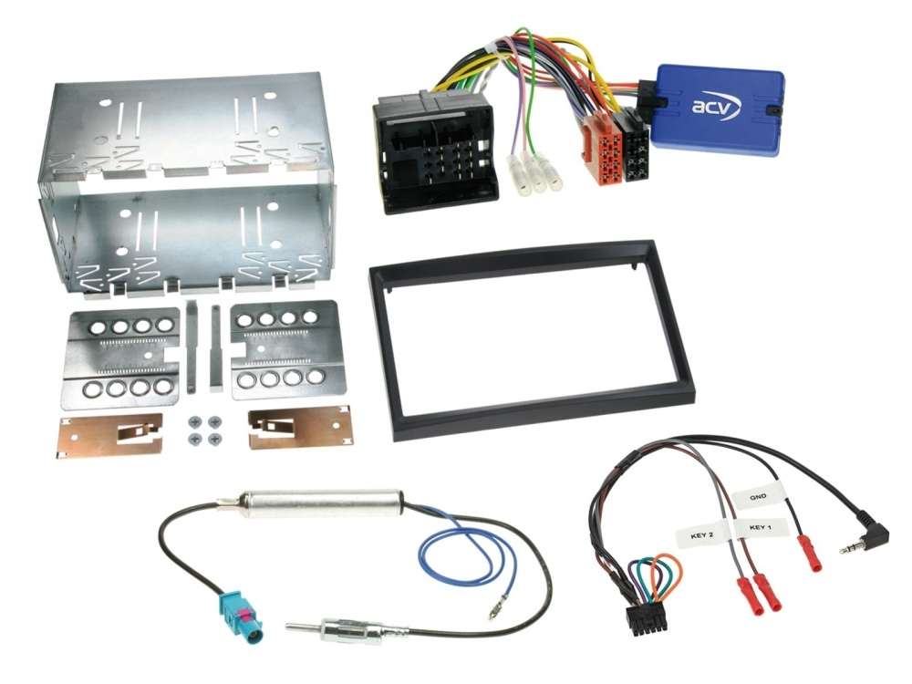 Pakiet car audio JVC KW-M695DBW do Citroen/Fiat/Peugeot/Toyota
