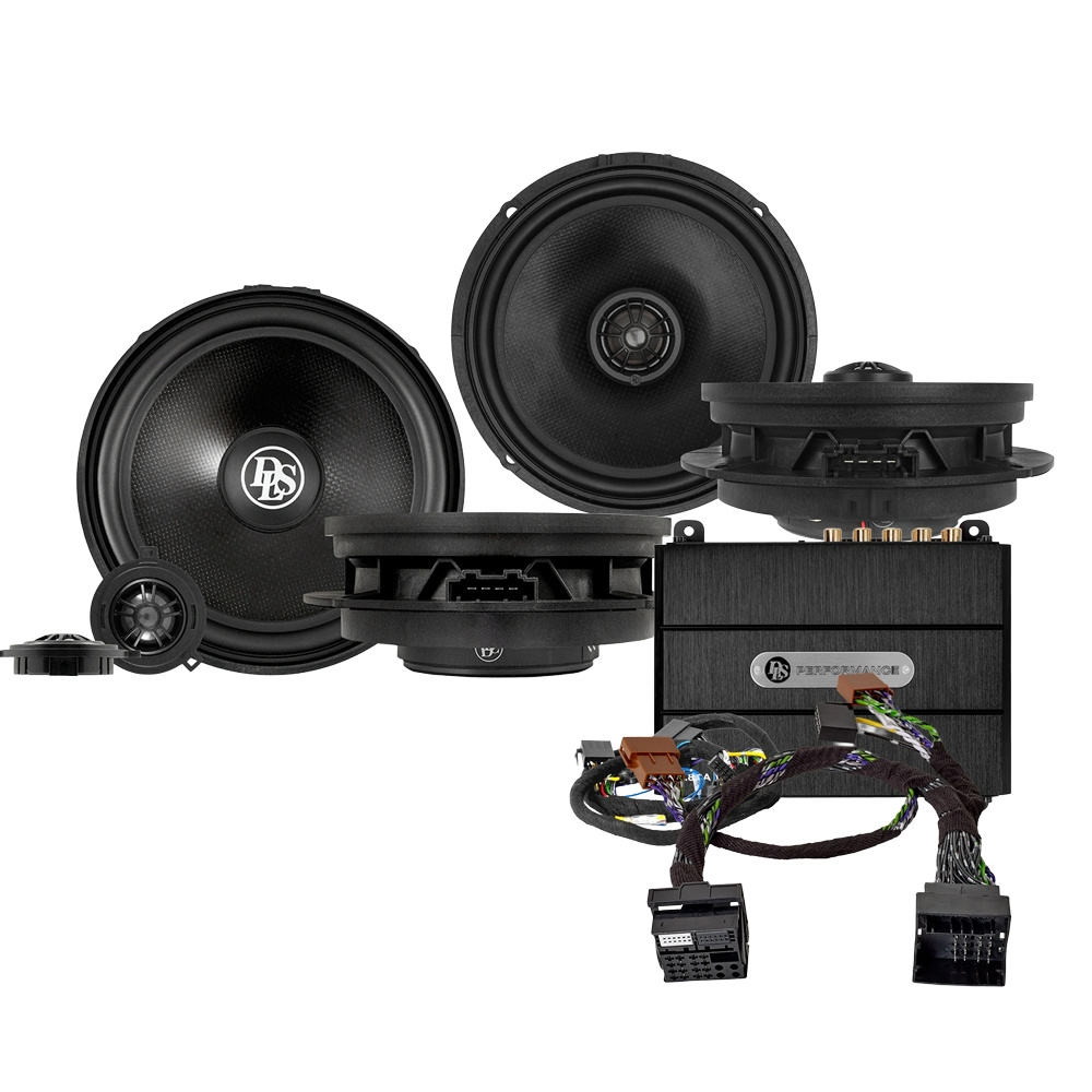 Ulepszenie dźwięku DLS do VW/Seat/Skoda 2004-2016, wzmacniacz DSP z głośnikami