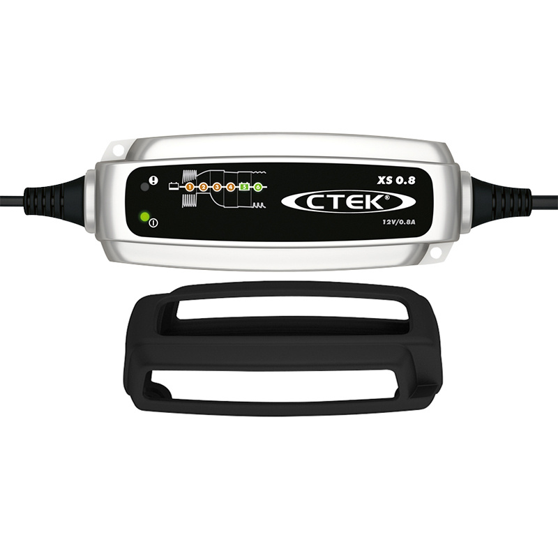 CTEK 0,8A Ładowarka akumulatora z Bumper 10