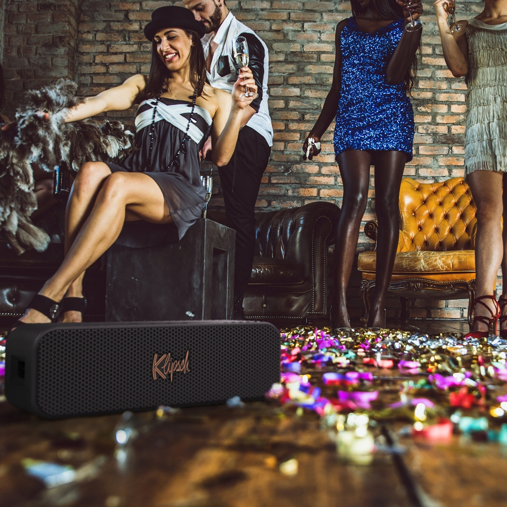 2-pack Klipsch Detroit, pełen energii przenośny głośnik Bluetooth