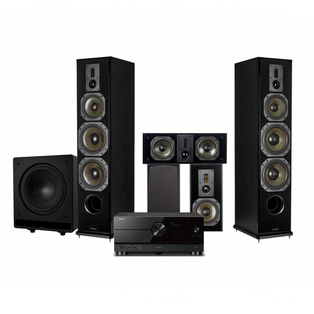 Dynavoice Definition DF-8II pakiet kina domowego 5.1 z Yamaha RX-A4A