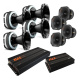 4-pack DS18 PRO-DKH2F i GAS PT2-384, pakiet SPL ze wzmacniaczem, X-Large 4-pack DS18 PRO-DKH2F i GAS PT2-384, pakiet SPL ze wzmacniaczem, X-Large