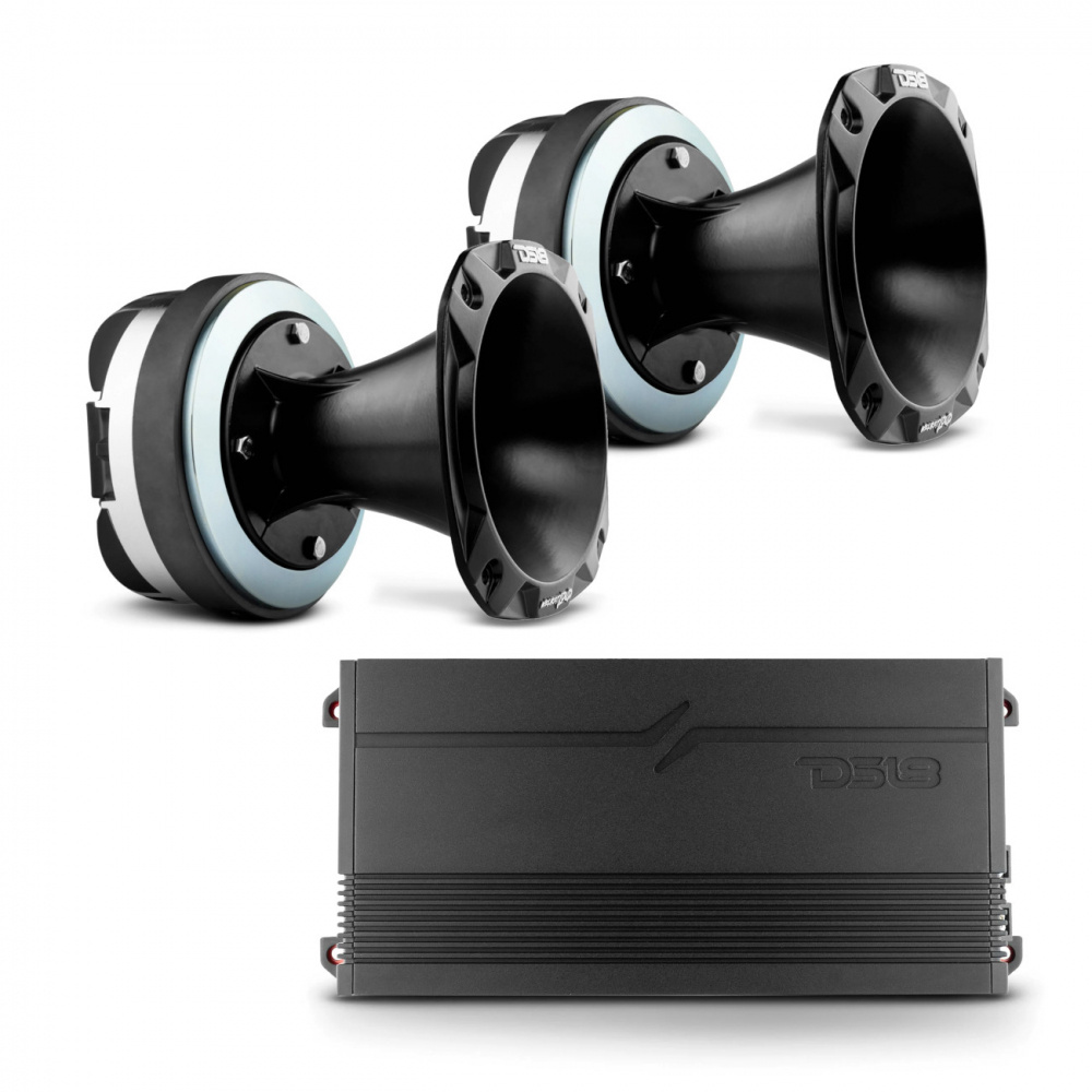 2-pack DS18 PRO-DKH2, pakiet SPL ze wzmacniaczem, duży