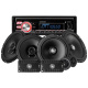 Bass Habit DMR10BT pakiet car audio z głośnikami DLS przednimi i tylnymi Bass Habit DMR10BT pakiet car audio z głośnikami DLS przednimi i tylnymi