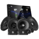 Kenwood DMX129BT i system przedni i tylny DLS PA, zestaw car audio Kenwood DMX129BT i system przedni i tylny DLS PA, zestaw car audio