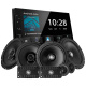 Kenwood DMX5020BTS i system przedni i tylny DLS PA, zestaw car audio Kenwood DMX5020BTS i system przedni i tylny DLS PA, zestaw car audio
