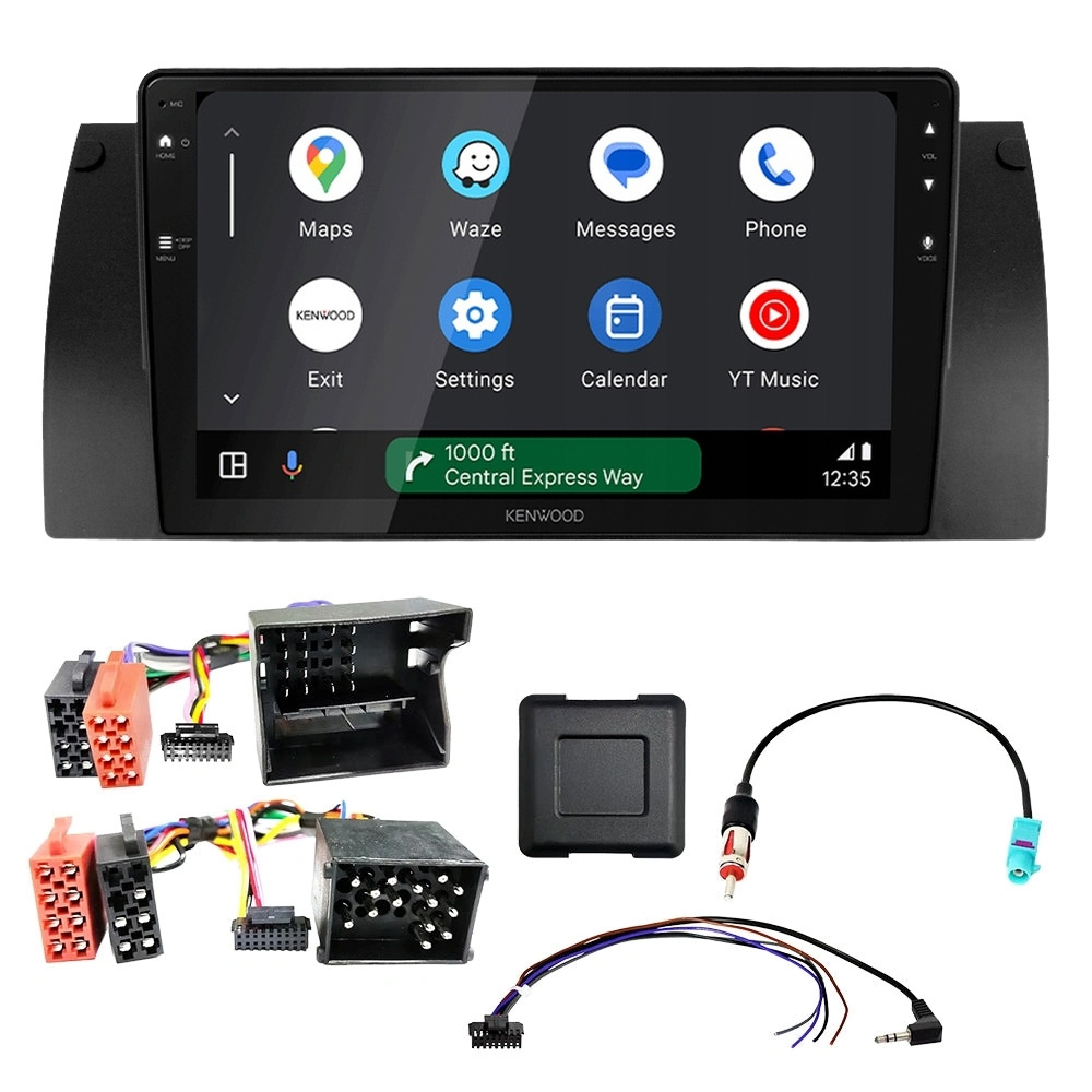 Zestaw car audio Kenwood DMX80AXS do BMW 5-serie E39 1996-2004