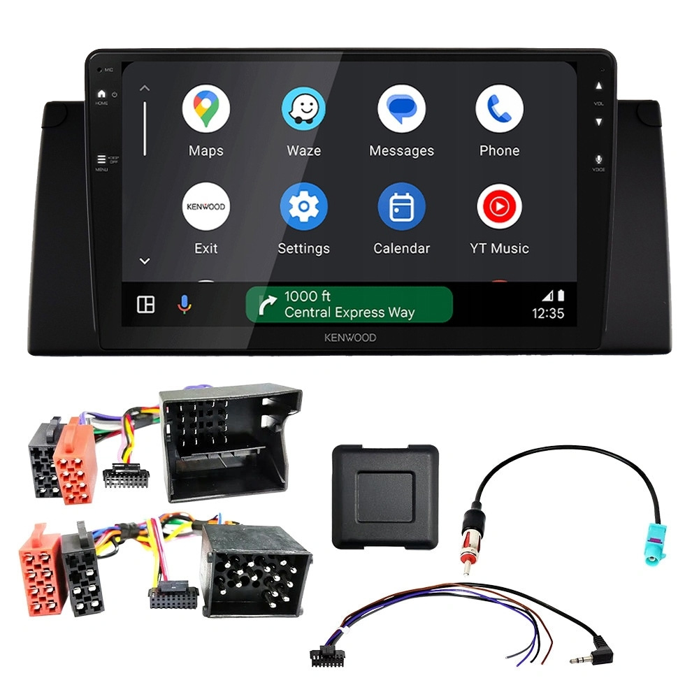Zestaw car audio Kenwood DMX80AXS do BMW X5 E53 2000-2007