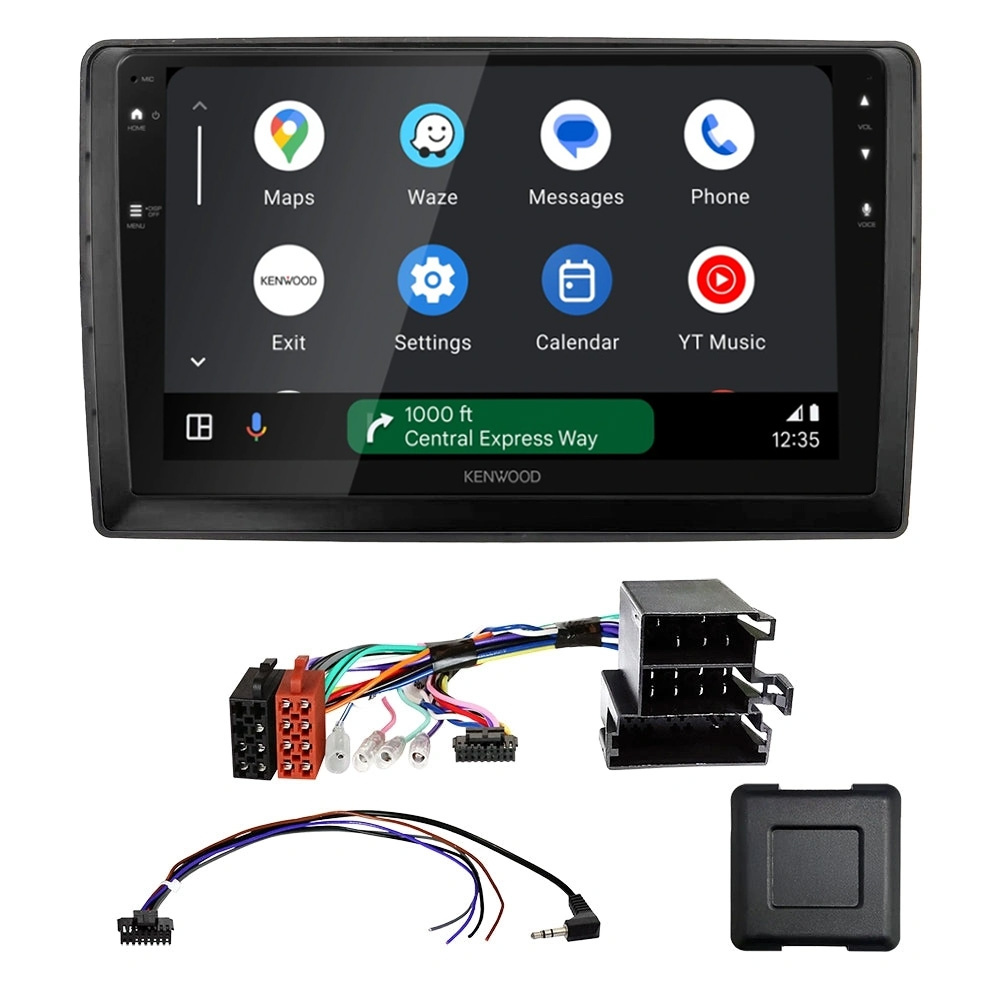 Zestaw car audio Kenwood DMX80AXS do Citroën Nemo, Peugeot Bipper, Fiat Fiorino/Qubo