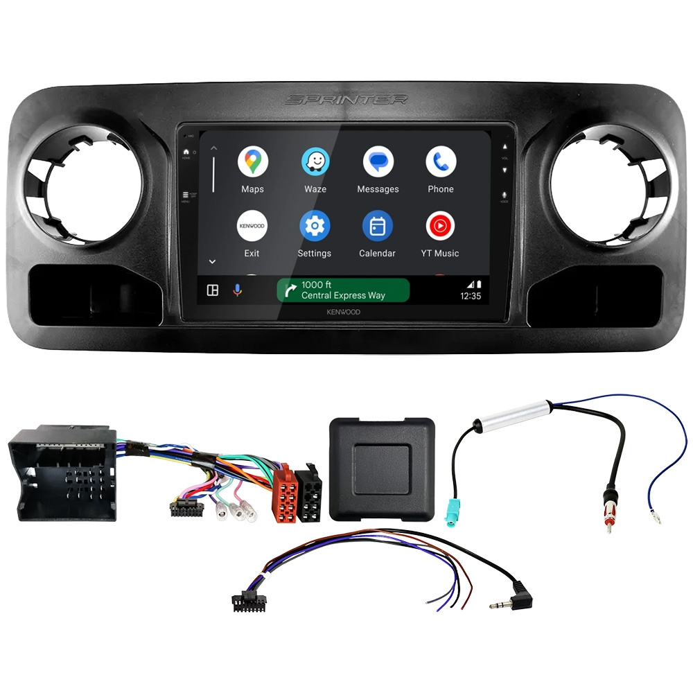 Zestaw car audio Kenwood DMX80AXS do Mercedes Sprinter W907/W910 2018-