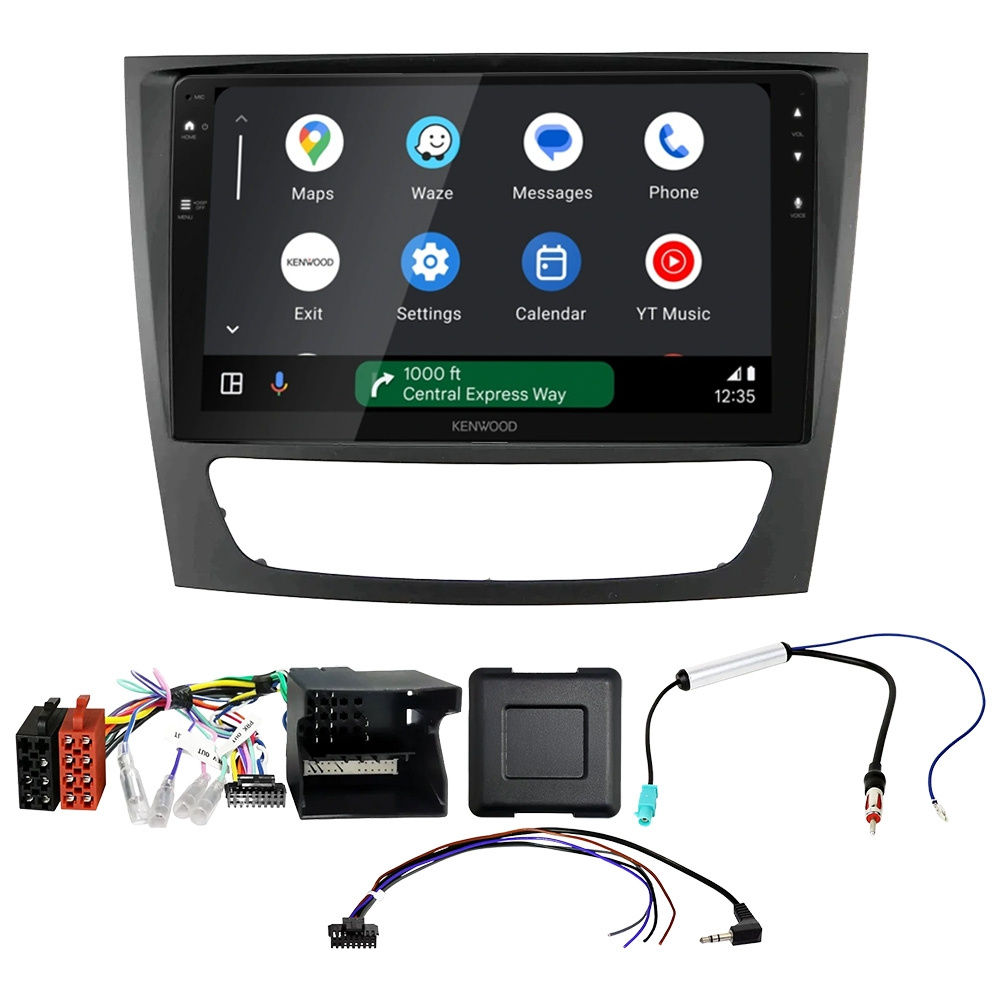 Zestaw car audio Kenwood DMX80AXS do Mercedes E-Class W211 och CLS C219